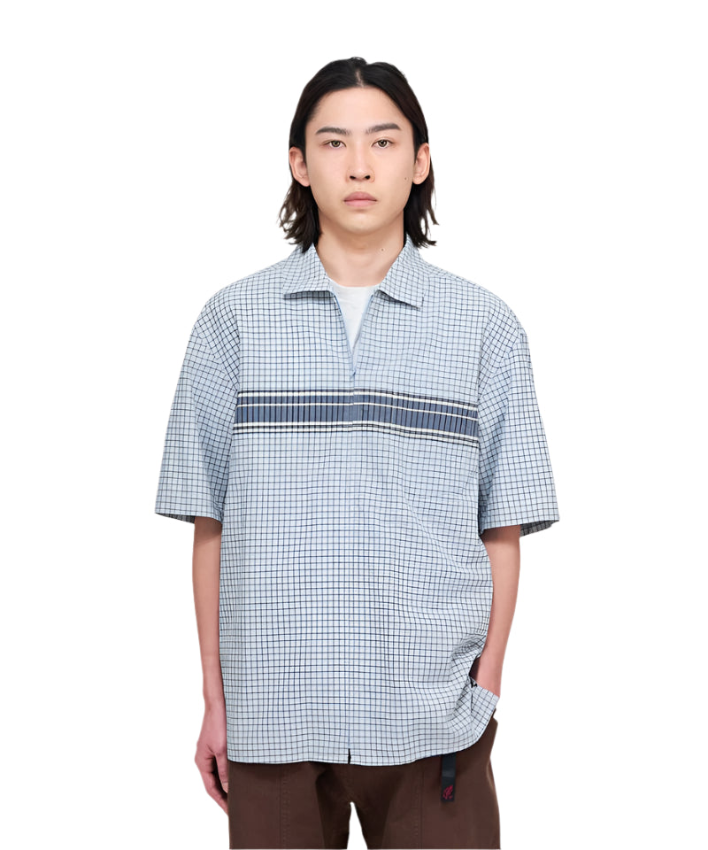 ZIP UP WAVE SHIRT / GRAMICCI / PACIFIC PLAID
