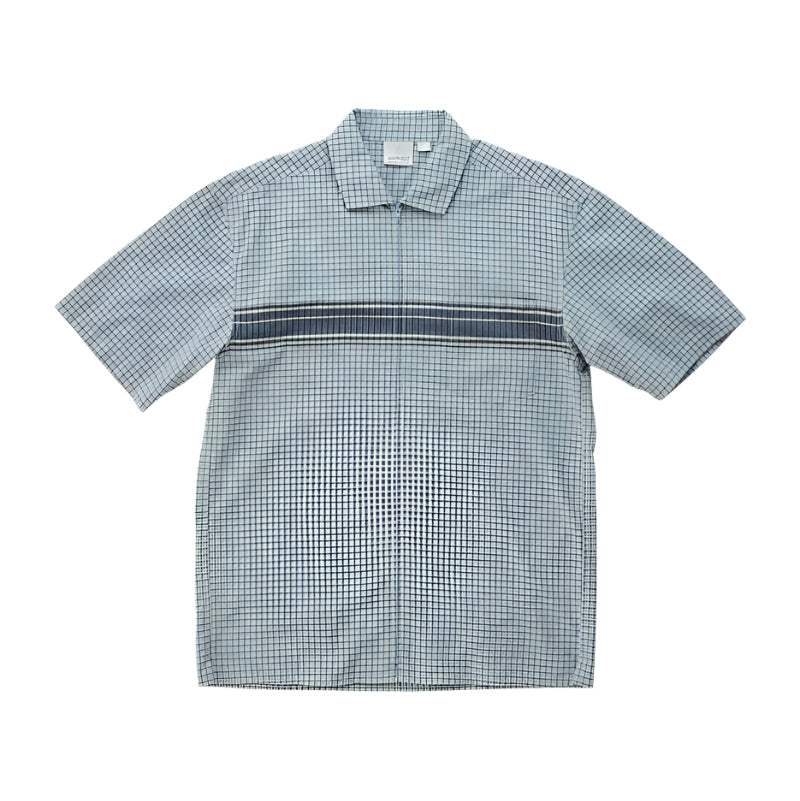 ZIP UP WAVE SHIRT / GRAMICCI / PACIFIC PLAID