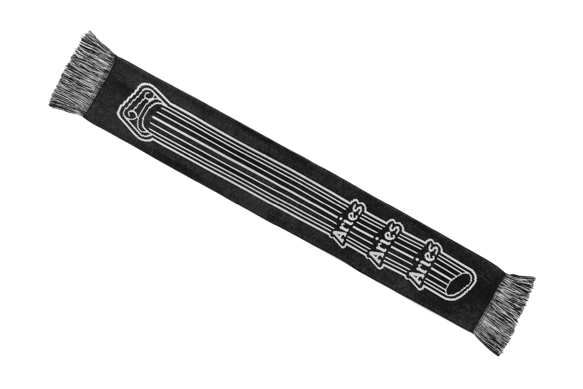 Column Scarf / aries / black-white