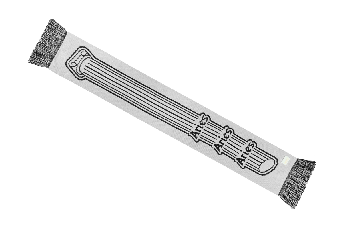 Column Scarf / aries / black-white