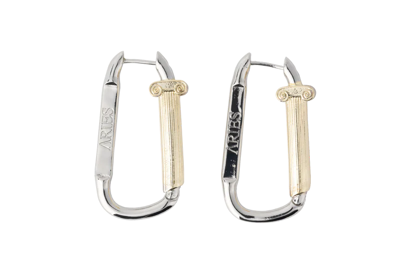 Mini Column Carabiner Earring - PAIR / aries