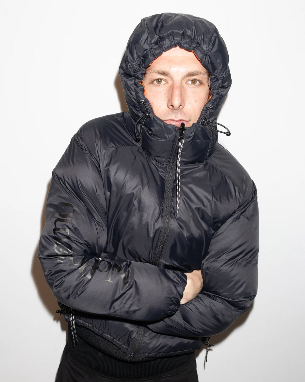 No Problemo Down reversible Puffer Jacket / orange