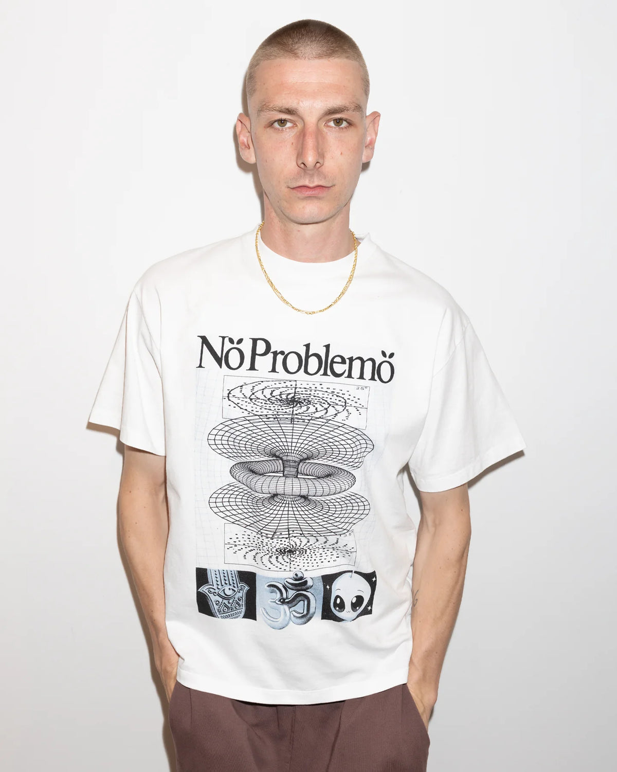 Energy SS Tee / NO PROBLEMO / WHITE