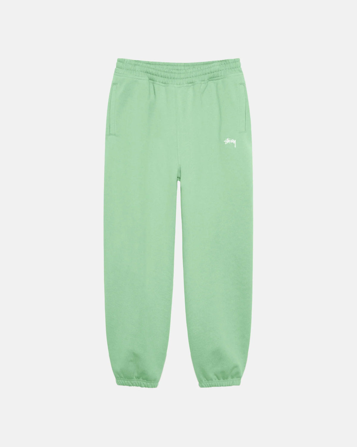 STOCK LOGO SWEATPANT / STUSSY / ZEPHYR GREEN