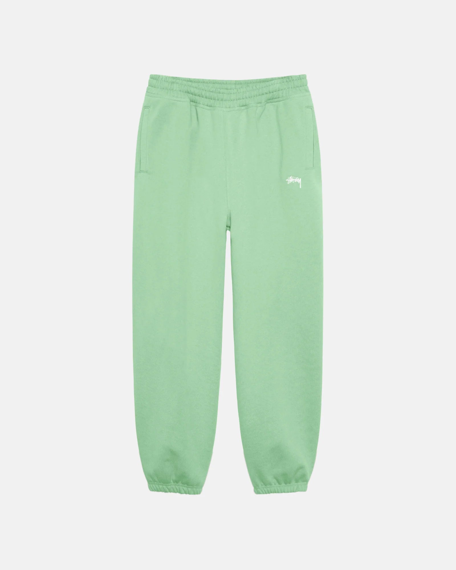 STOCK LOGO SWEATPANT STUSSY ZEPHYR GREEN Spoon Clothes