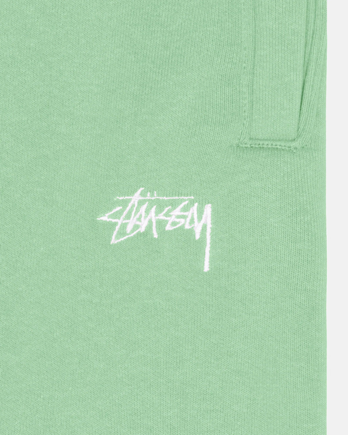 STOCK LOGO SWEATPANT / STUSSY / ZEPHYR GREEN