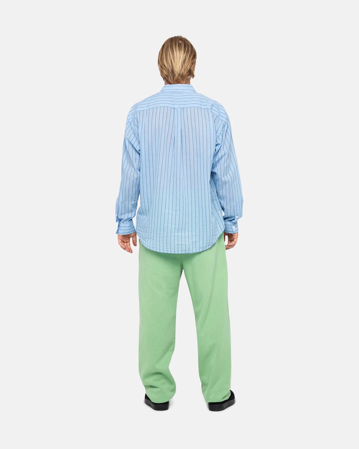 STOCK LOGO SWEATPANT / STUSSY / ZEPHYR GREEN