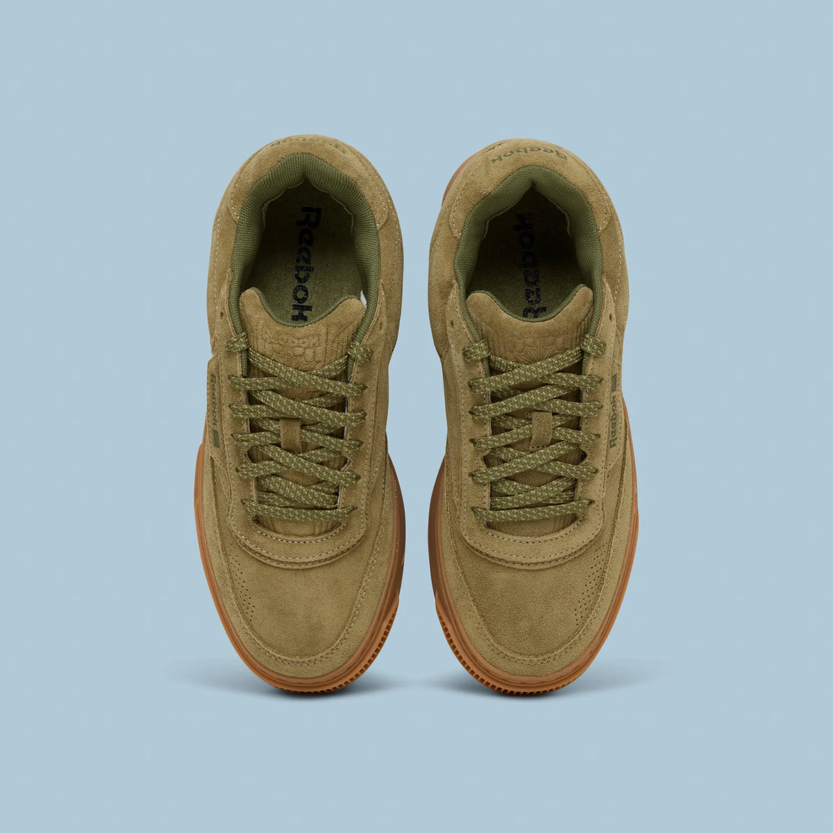 CLUB C LTD / reebok / olive green suede