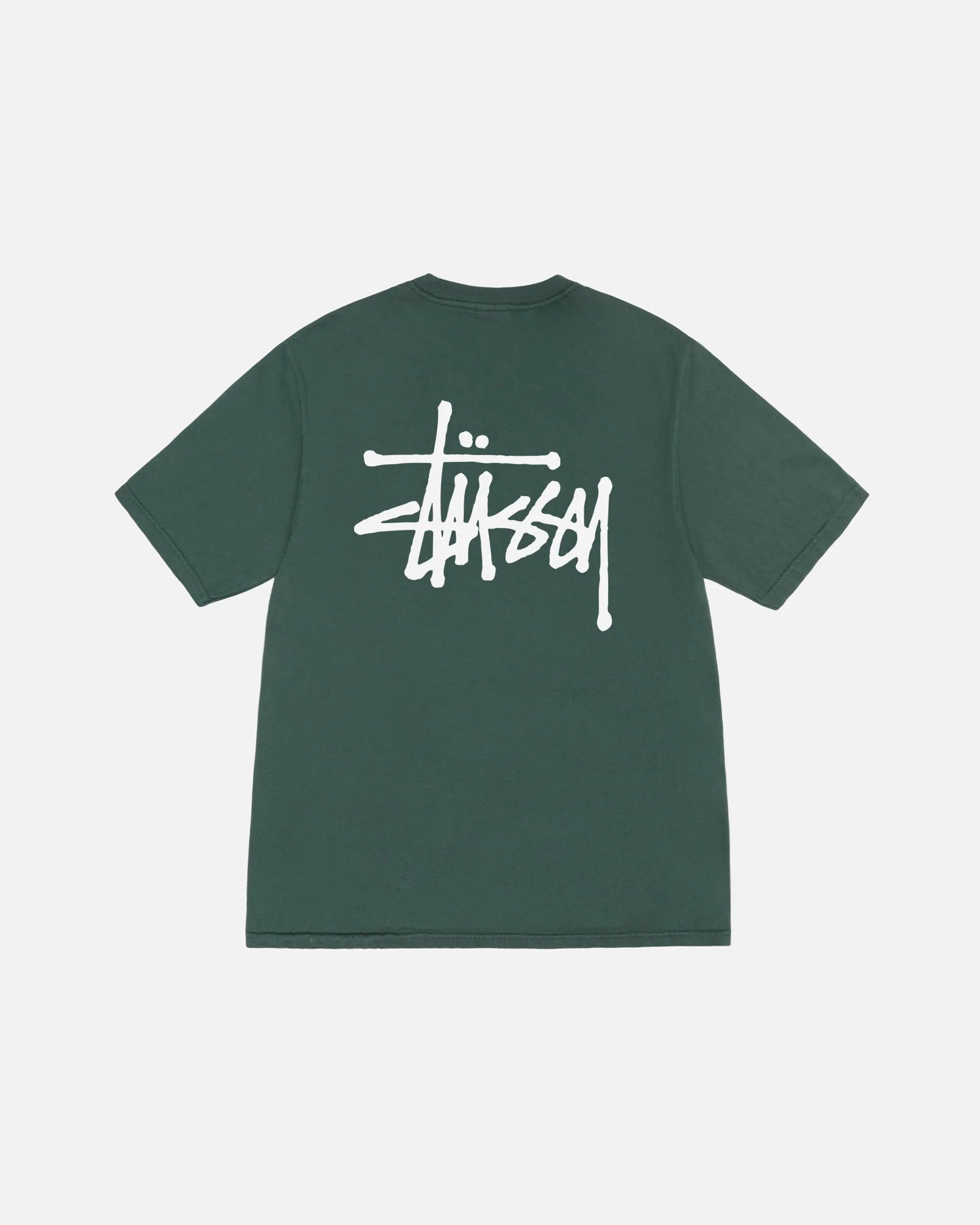 BASIC STUSSY TEE PIGMENT DYED / STUSSY / FOREST