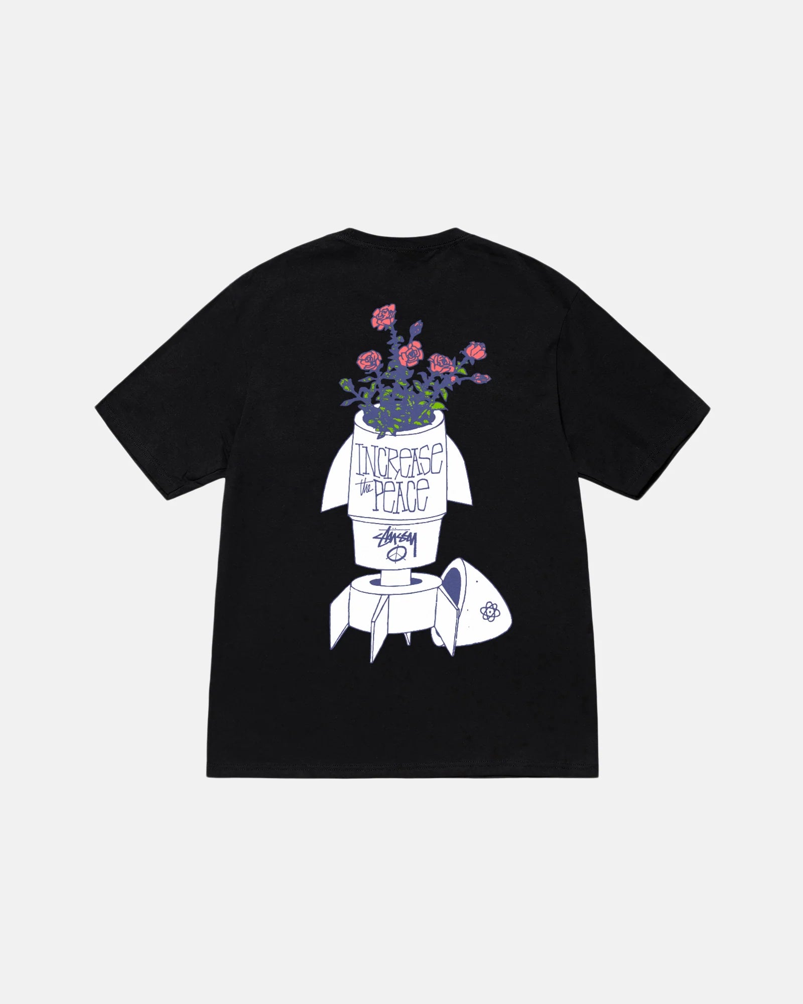FLOWER BOMB TEE / STUSSY / BLACK