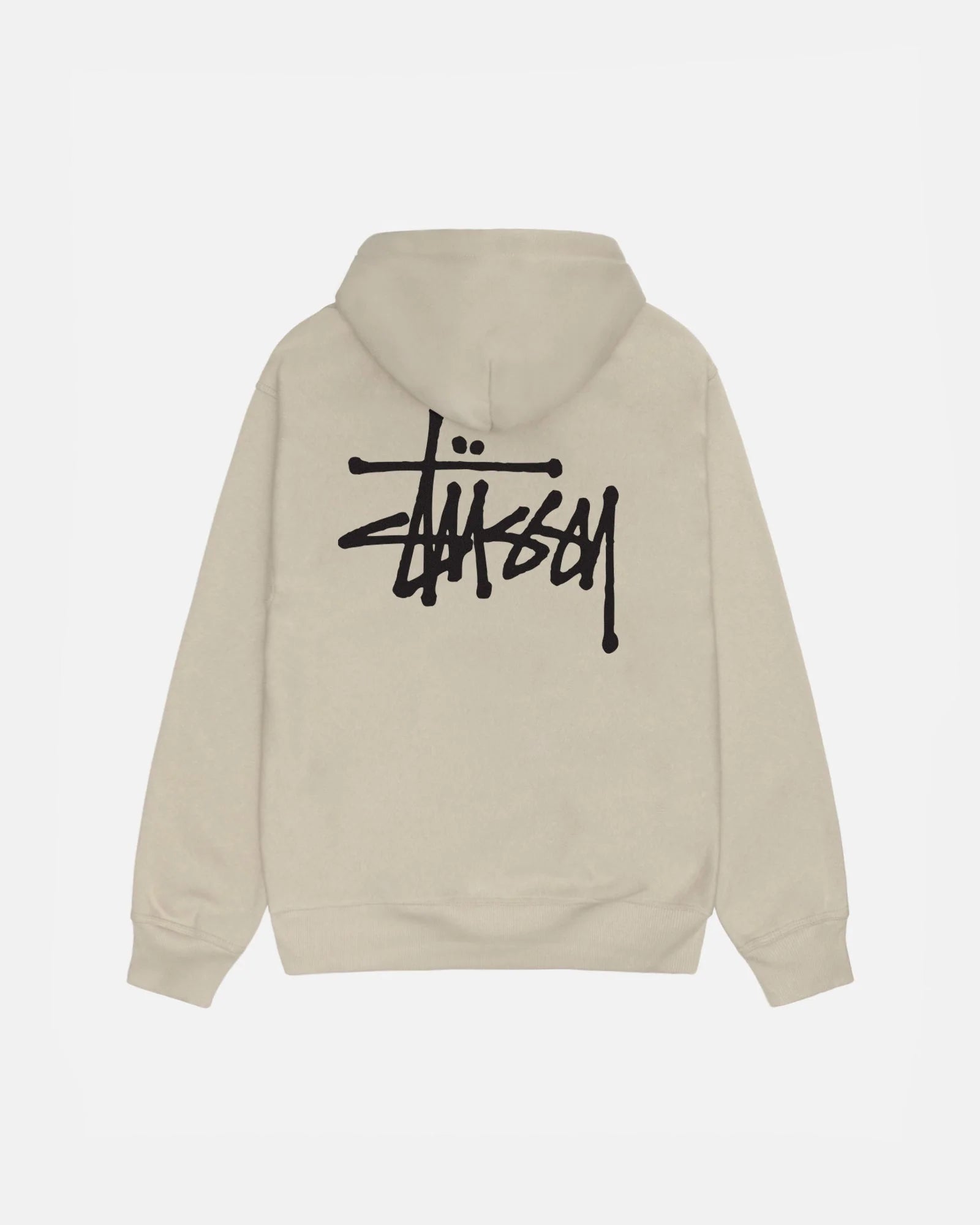 Stussy top hoodie cream
