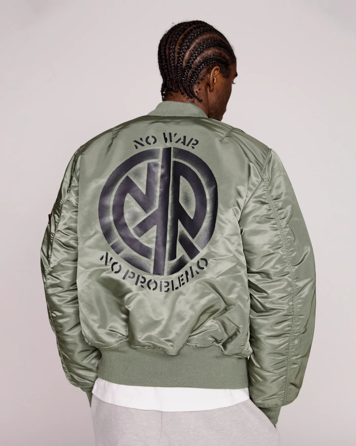 No Problemo x Alpha Industries MA-1 Jacket / sage green