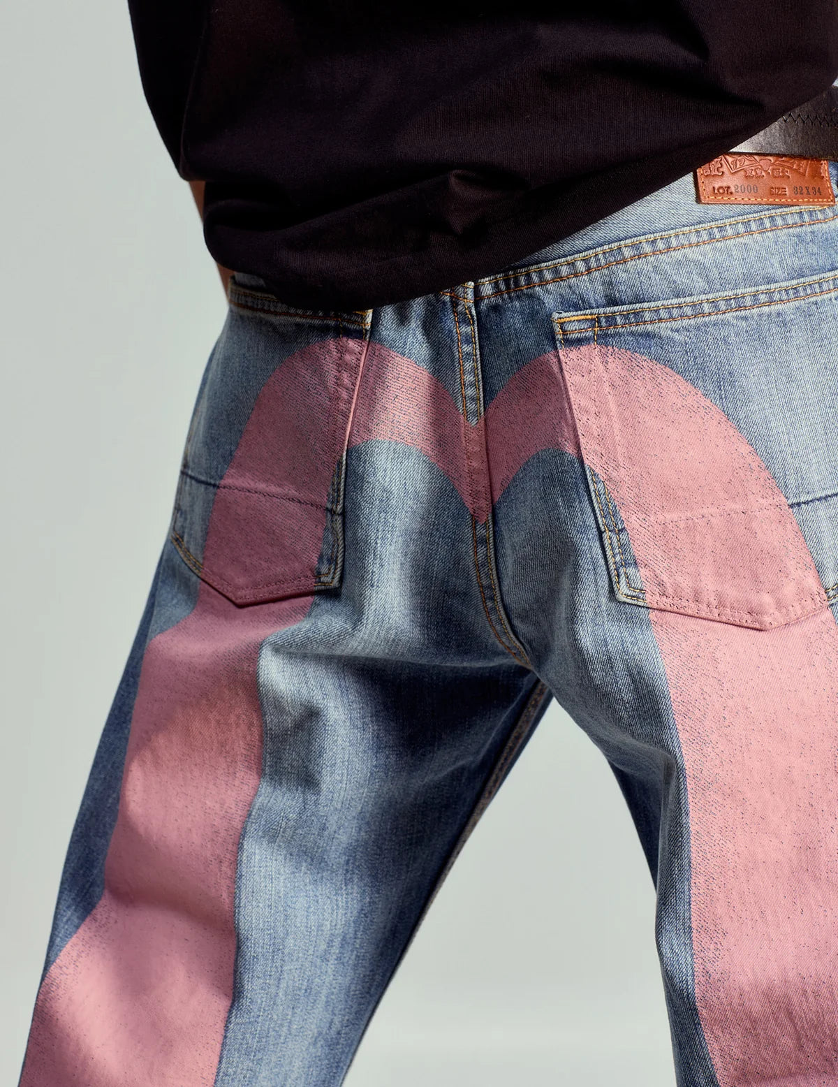 Daicock Print Baggy-Fit Jeans / evisu