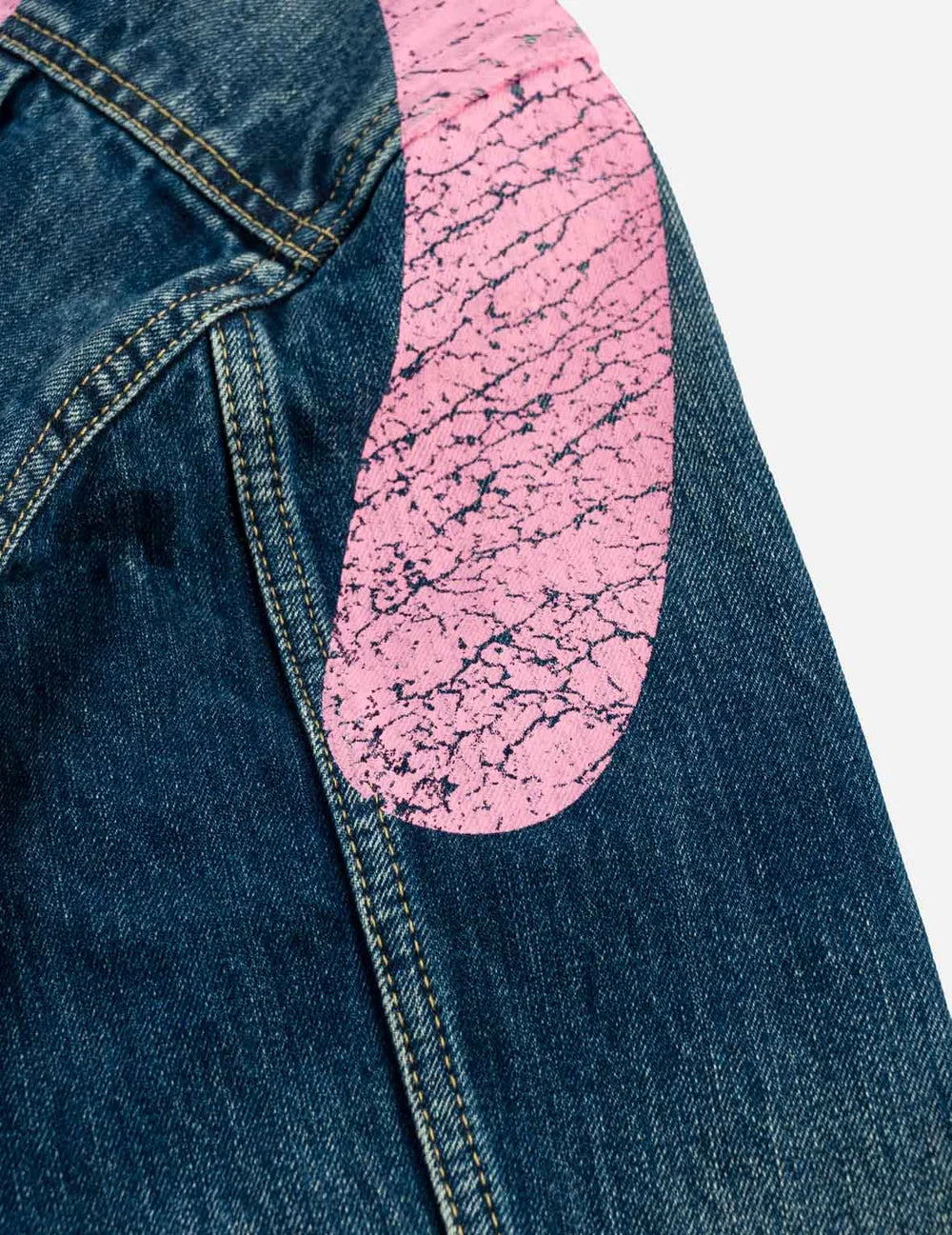 Pink Daicock Denim Jacket / EVISU