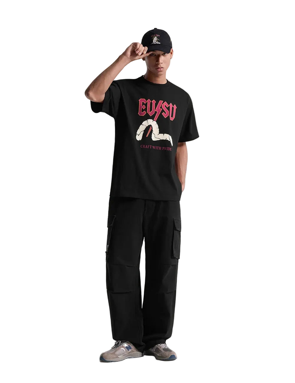 Lightning Seagull Graphic Print T-shirt / EVISU