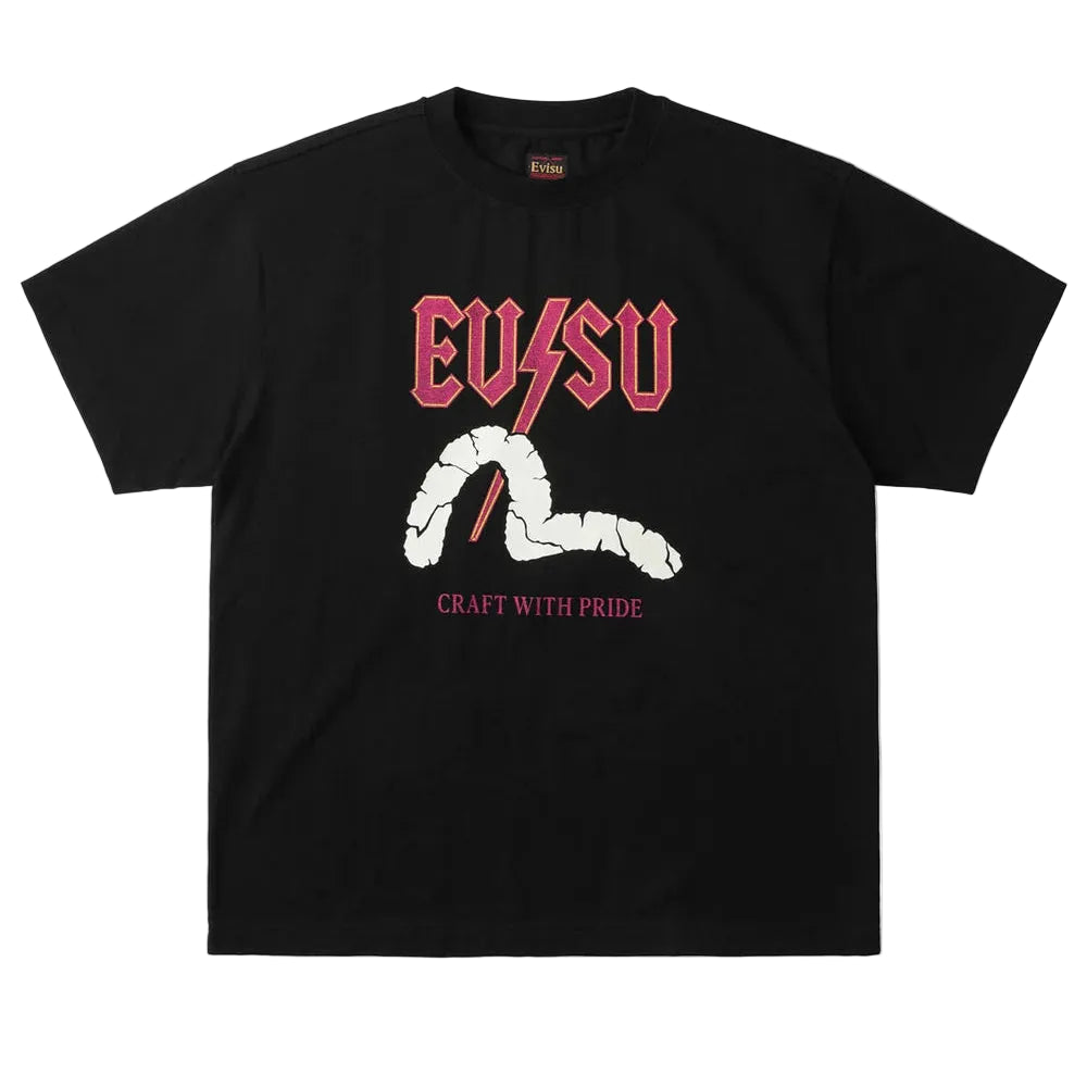 Lightning Seagull Graphic Print T-shirt / EVISU