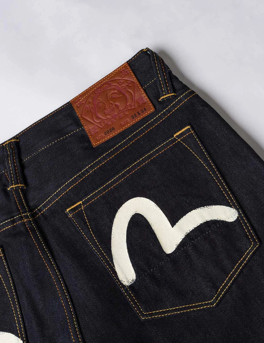 Seagull Print Pockets Regular Fit Jeans #2020 / EVISU / INDIGO