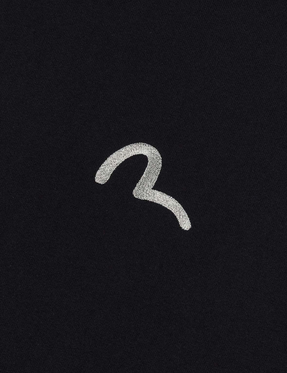 Seagull Embroidery T-shirt / EVISU / BLACK