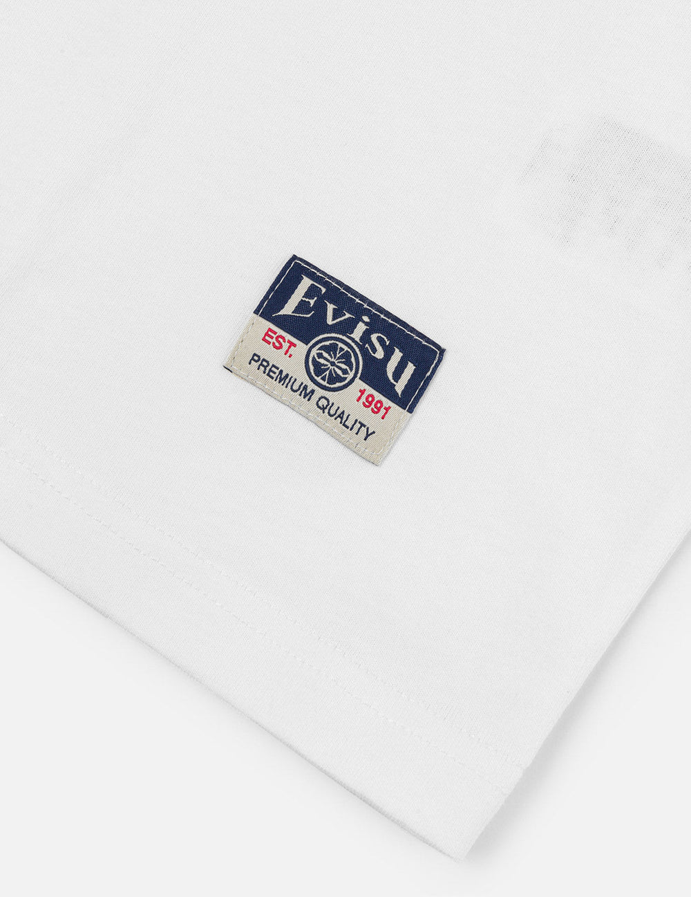 Seagull Embroidery T-shirt / EVISU / WHITE