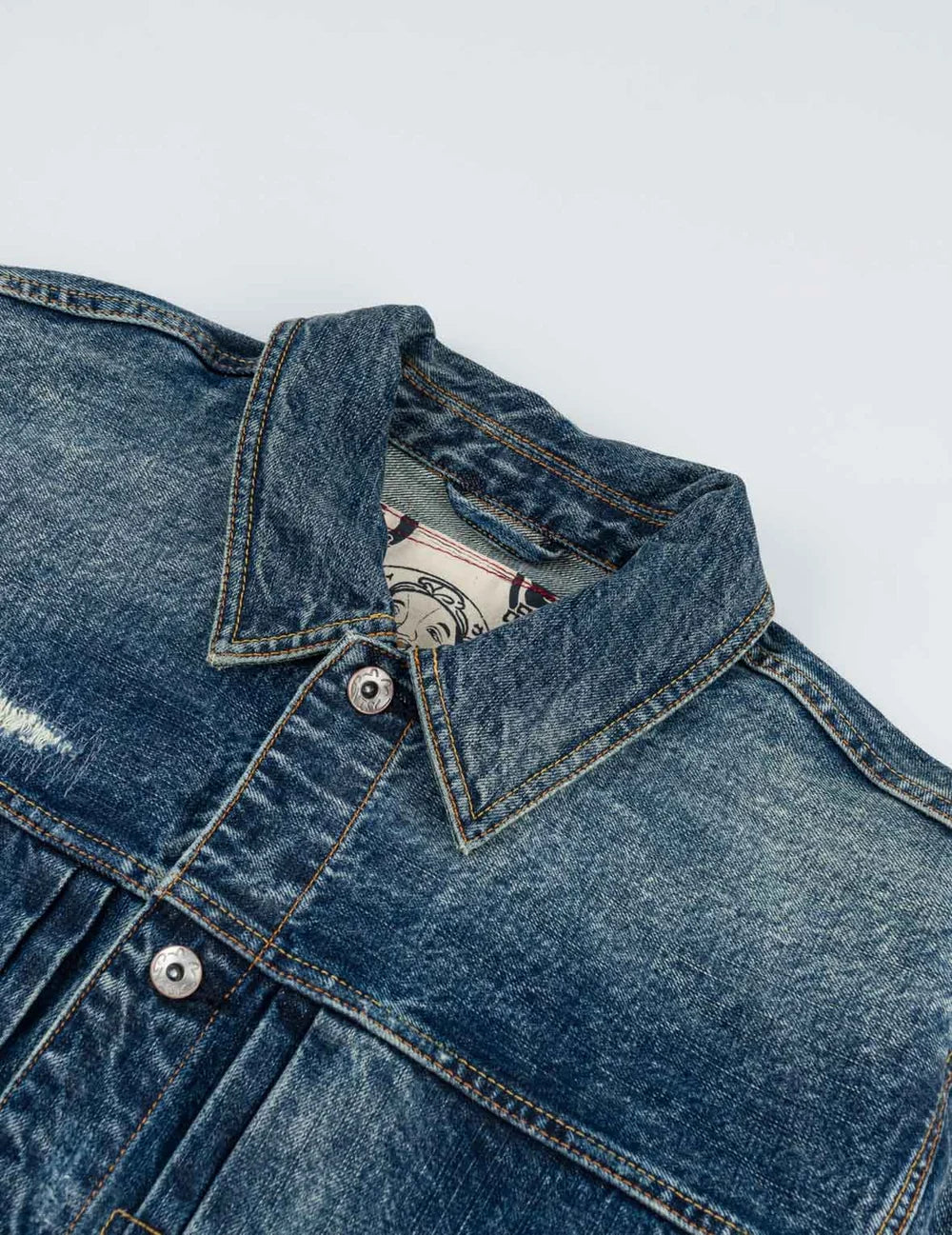 Boro Seagull Patch Pocket Denim Jacket / EVISU