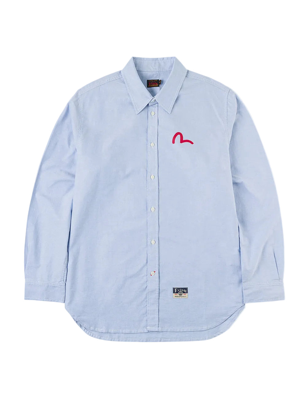Seagull Print Oxford Shirt / EVISU / BLUE