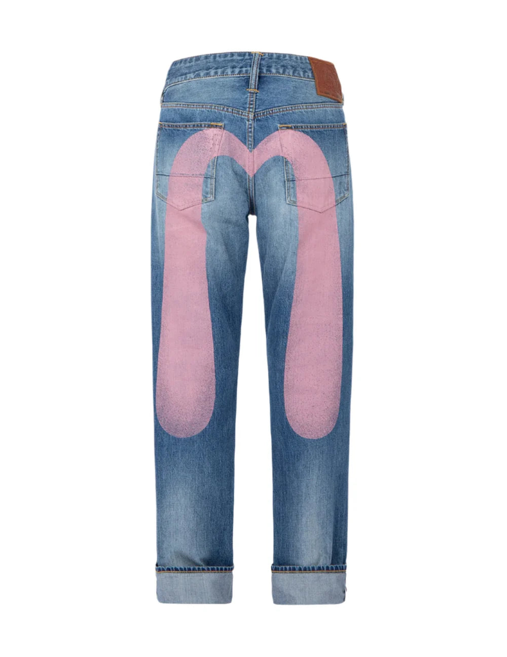 Daicock Print Baggy-Fit Jeans / evisu