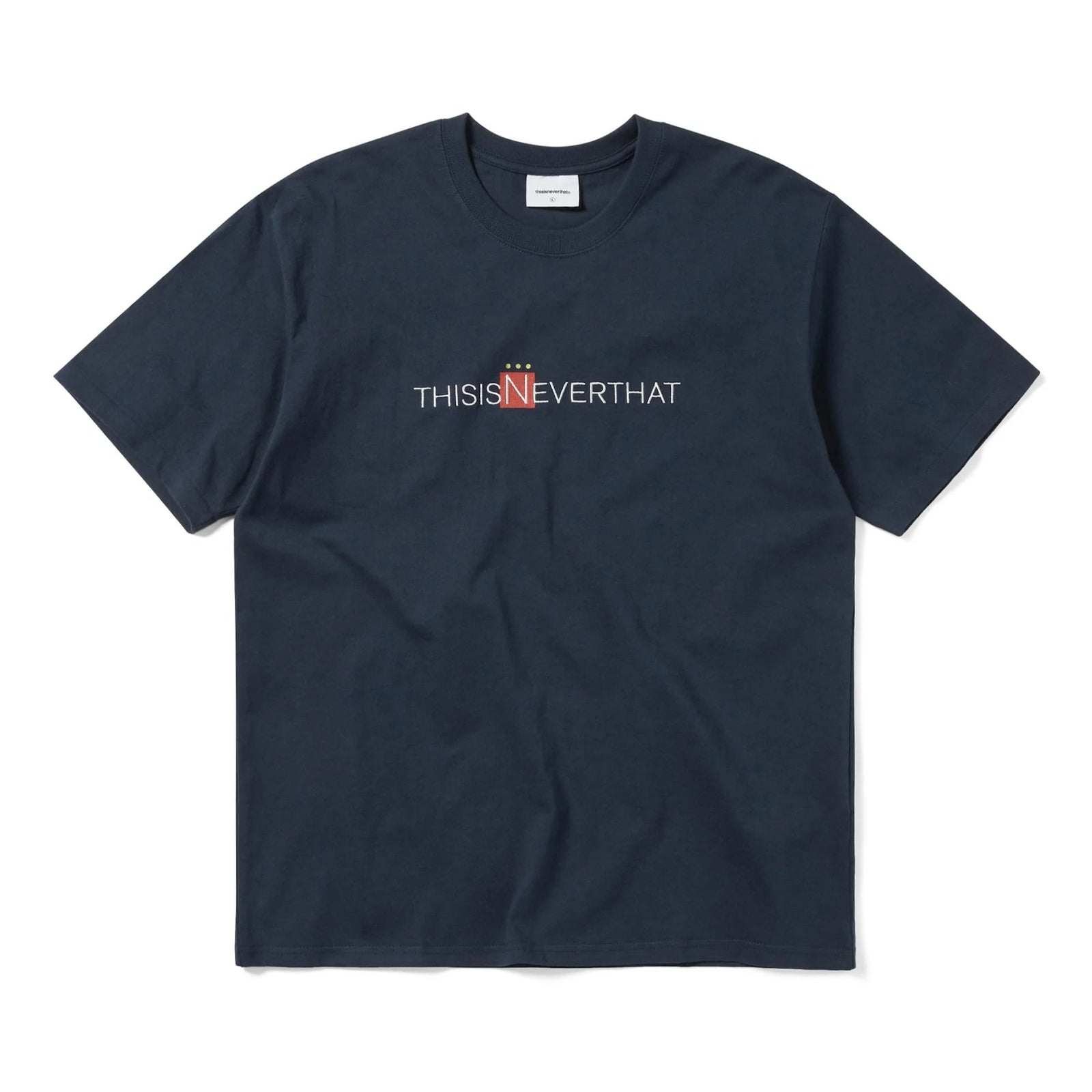 3 Dots Logo Tee Navy / THISISNEVERTHAT