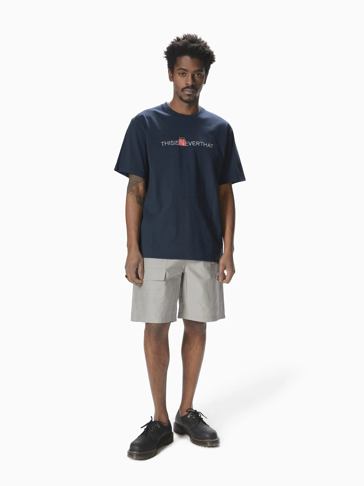 3 Dots Logo Tee Navy / THISISNEVERTHAT