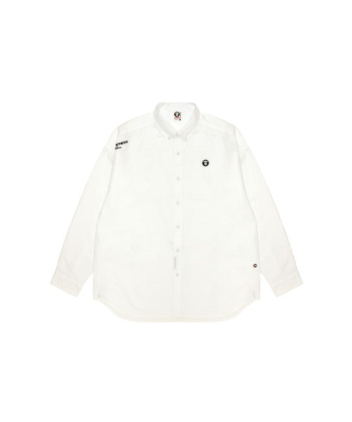 AAPE NOW LONG SLEEVE SHIRTS / AAPE BY *A BATHING APE® / WHITE