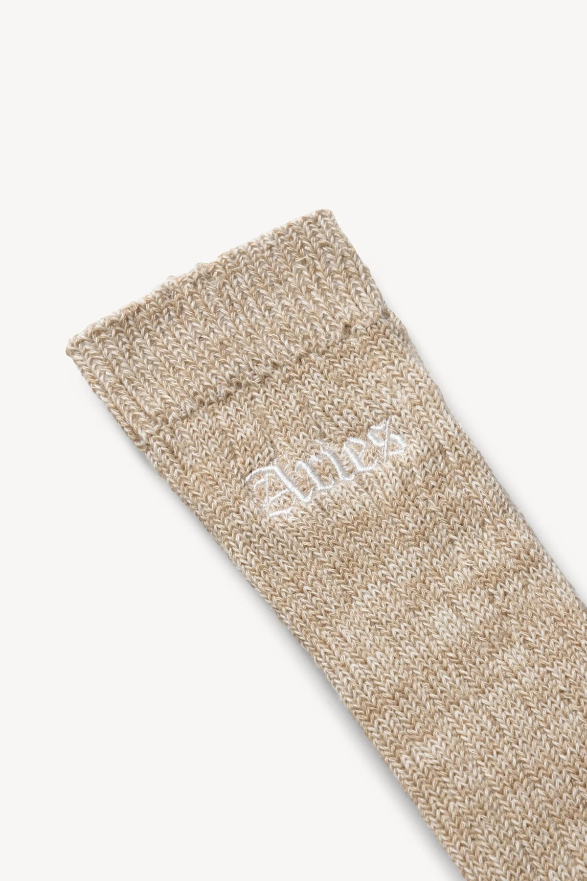 Premium Gothic Rib Sock / ARIES / BEIGE