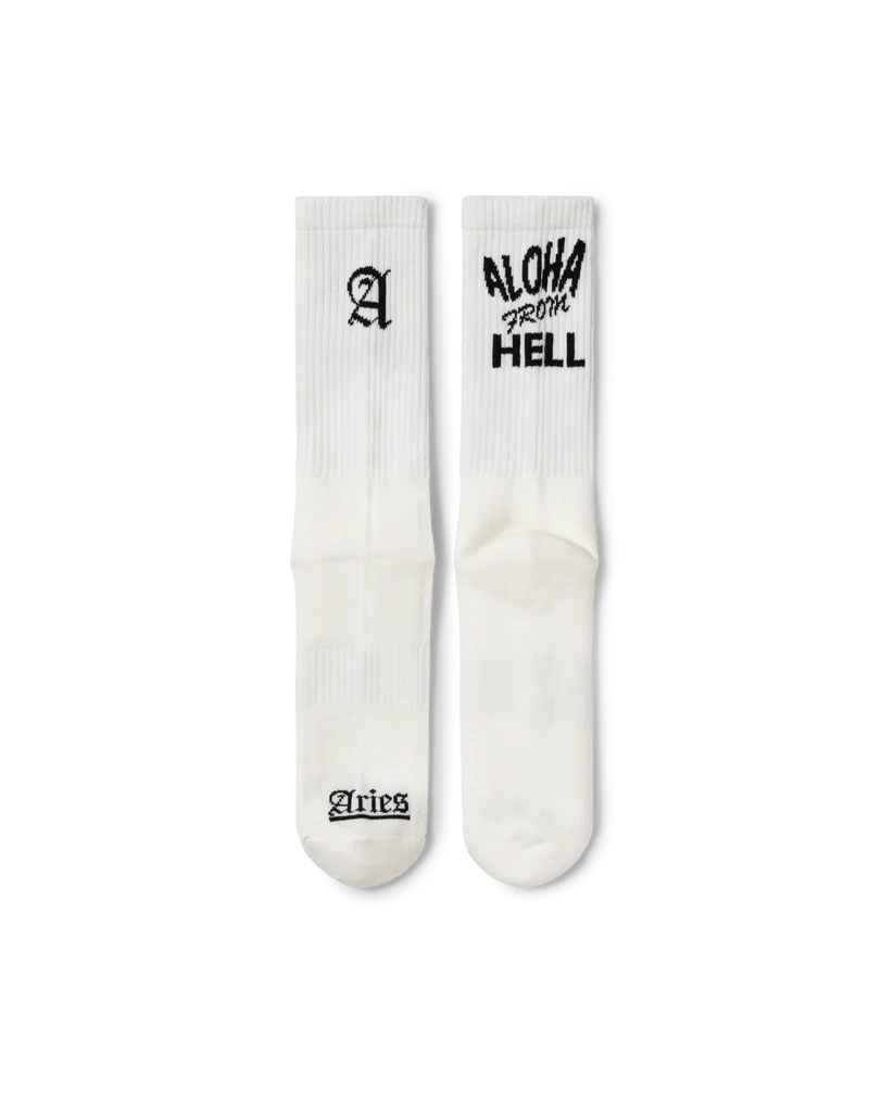 Aloha From Hell Sock / ARIES / WHITE