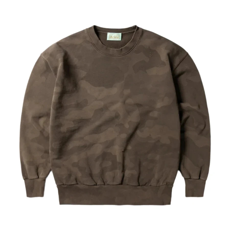 Aged Camo Sweat / ARIES / DARK OLIVE