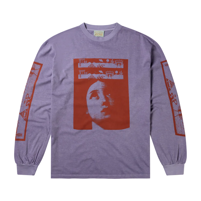 Faded Wingdings LS Tee / ARIES