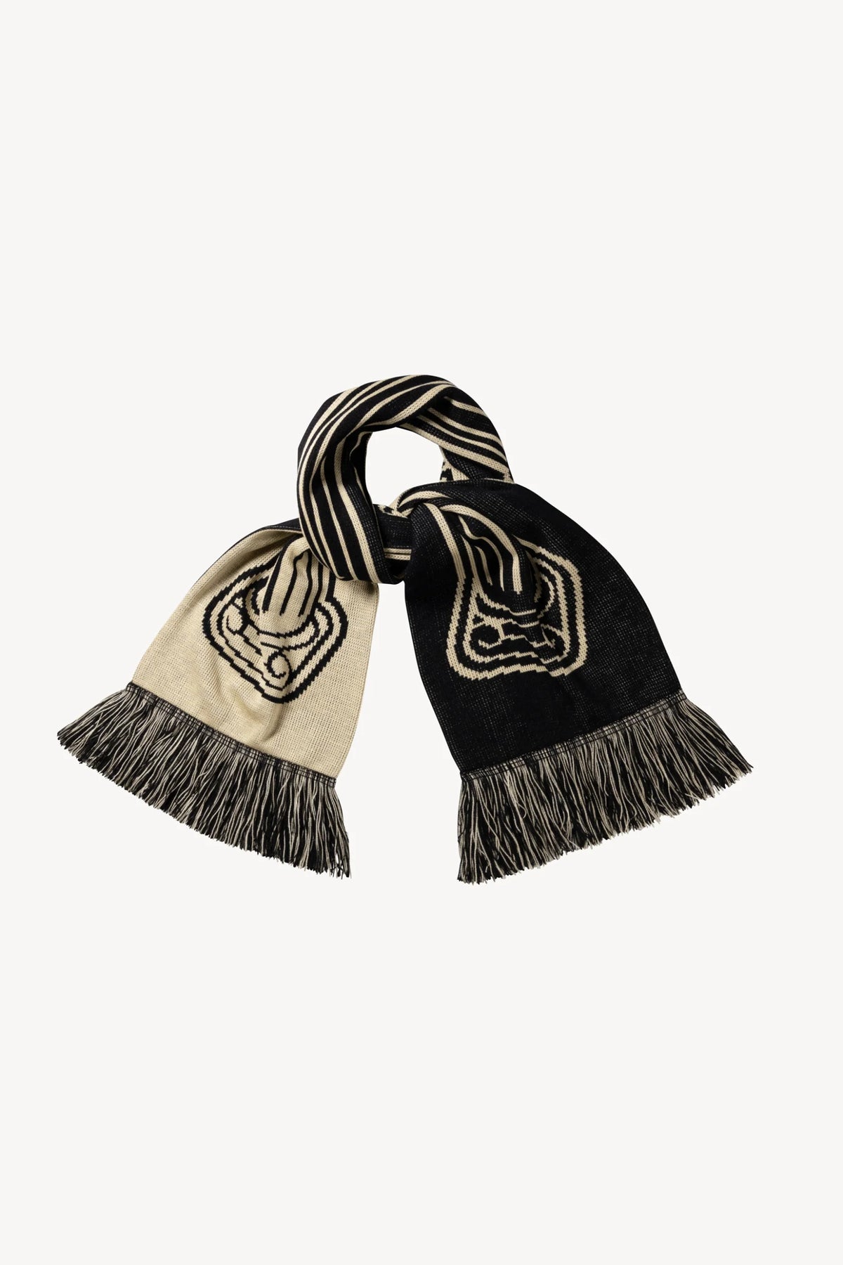 Column Scarf / ARIES / BLACK