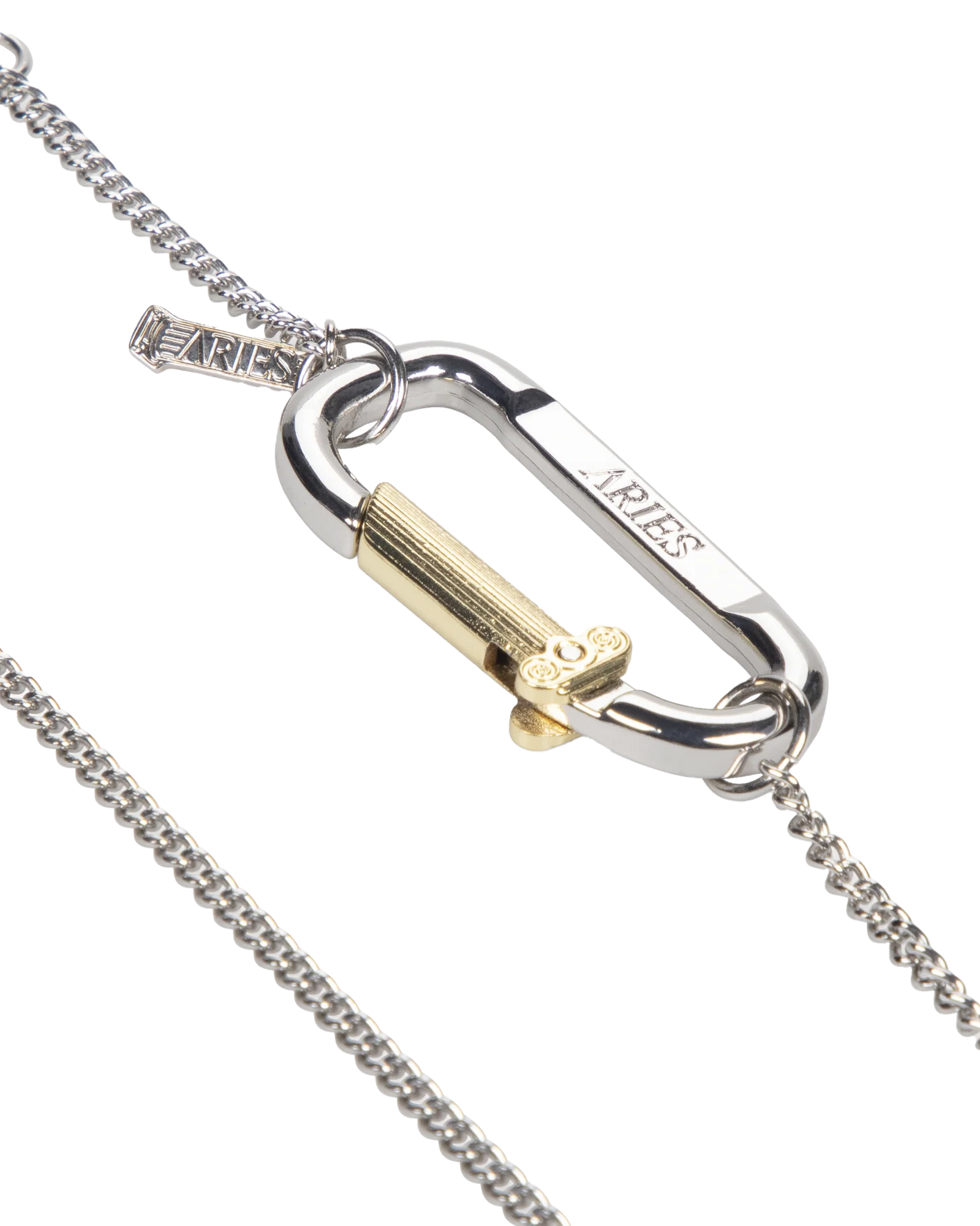 Mini Carabiner Chain Necklace / aries