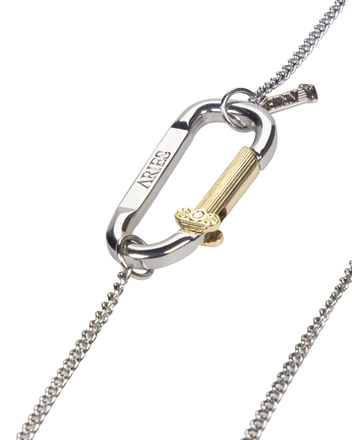 Mini Carabiner Chain Necklace / aries