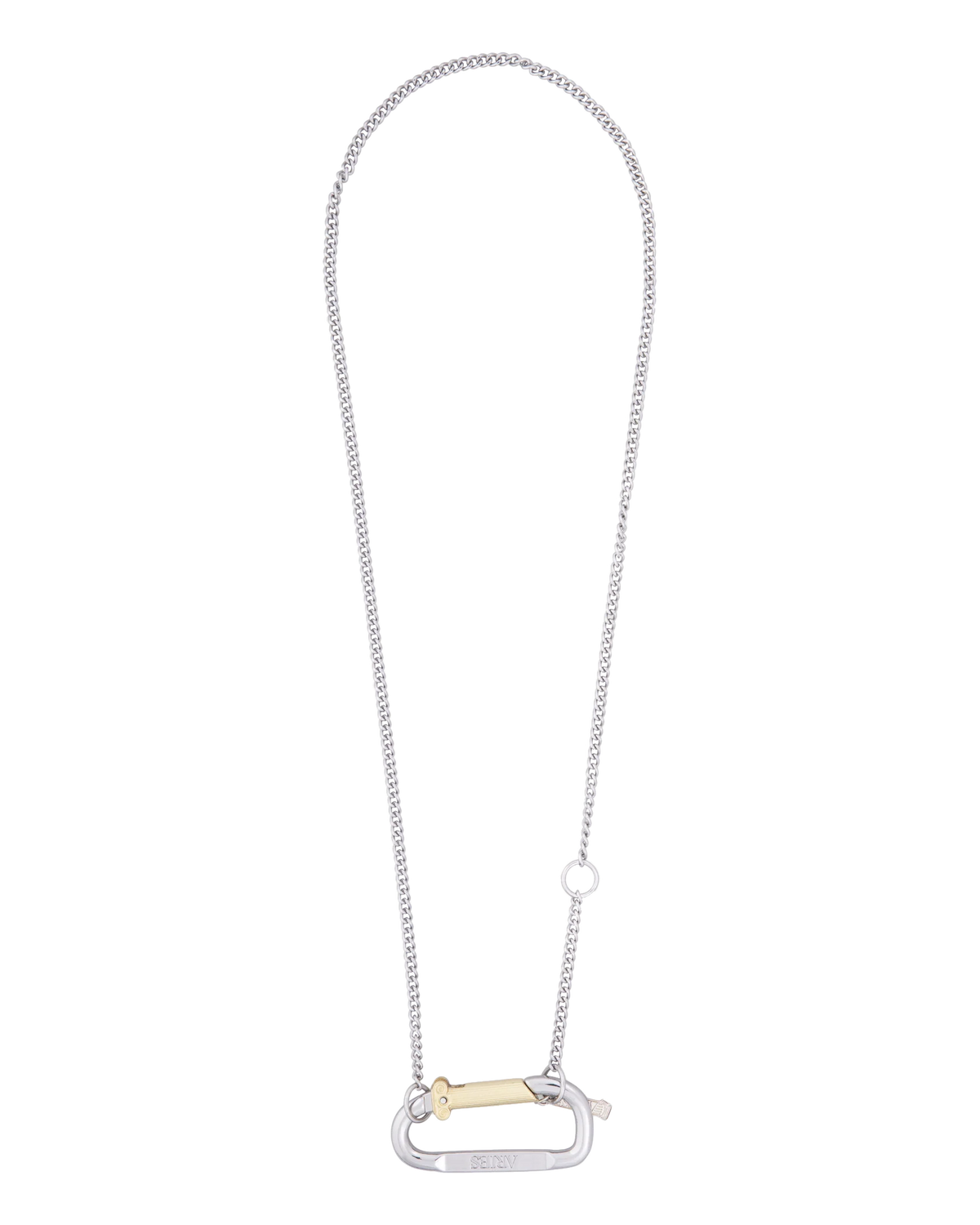 Mini Carabiner Chain Necklace / aries