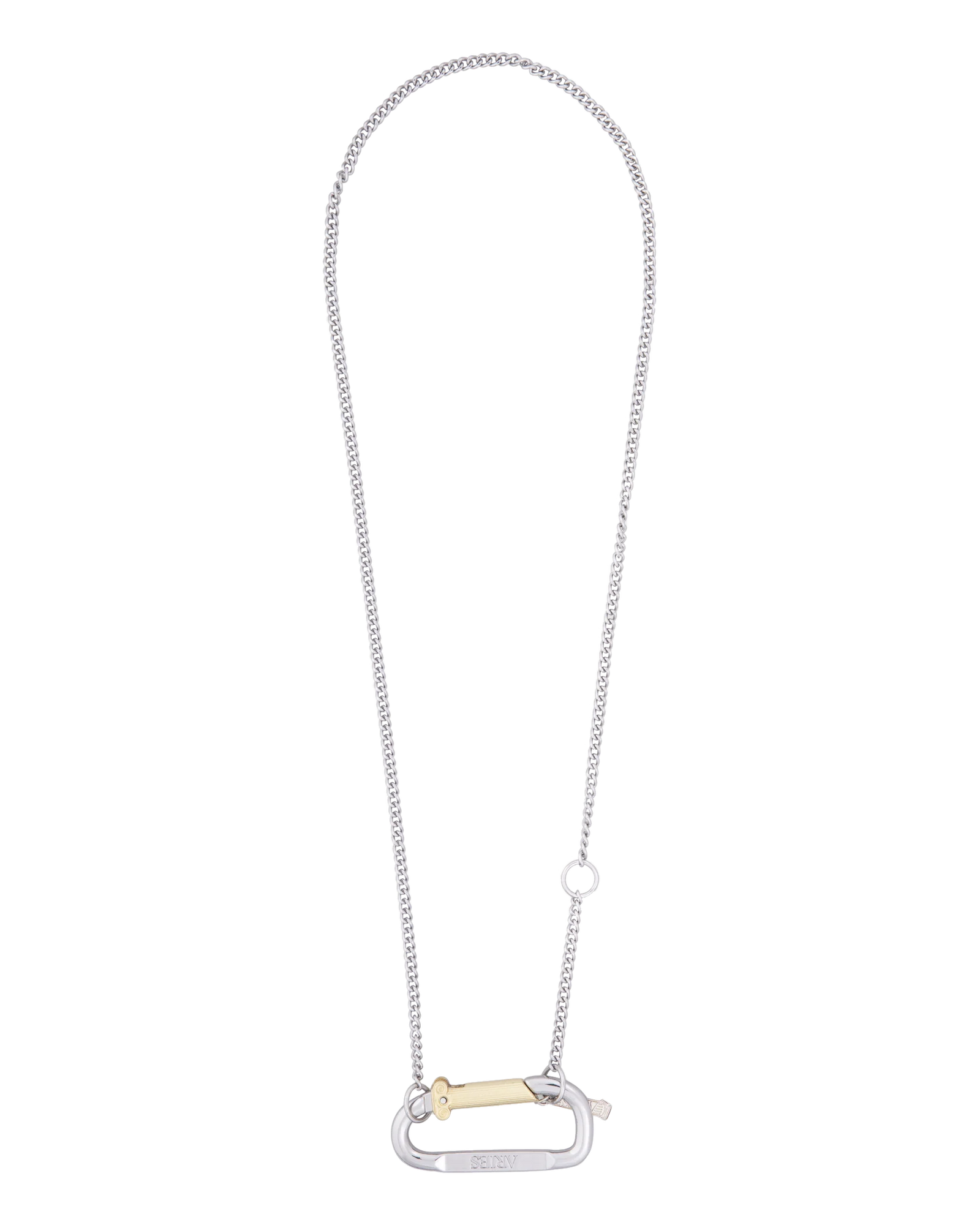 Mini Carabiner Chain Necklace / aries