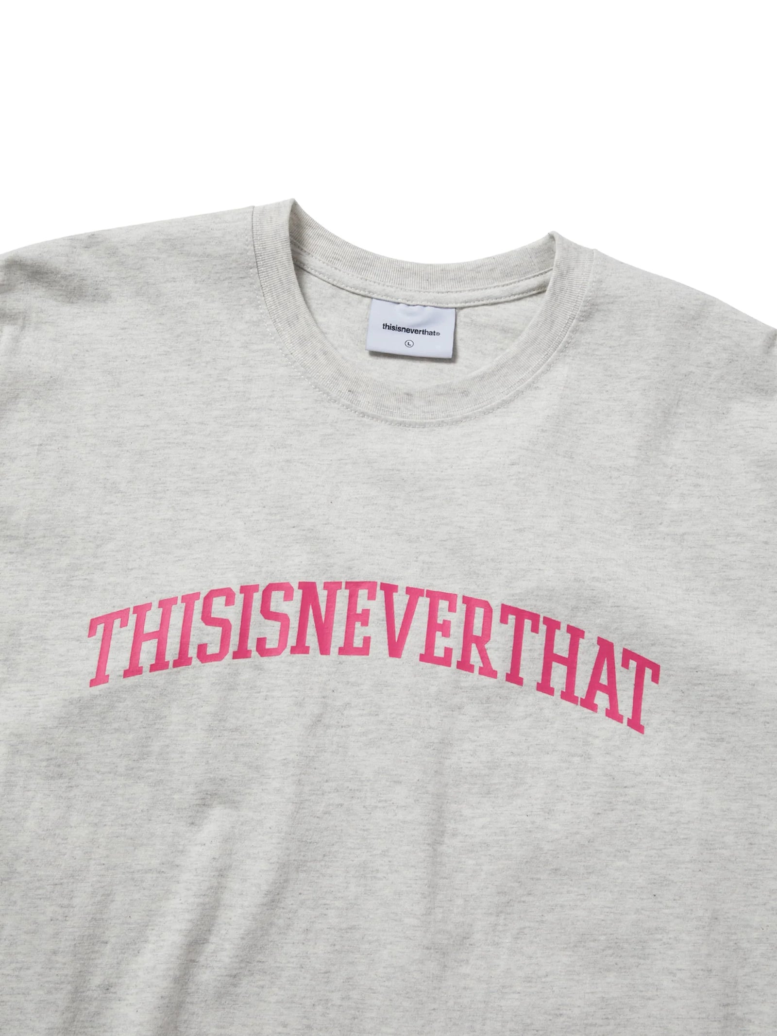 Arch-Logo Tee / THISISNEVERTHAT / OATMEAL