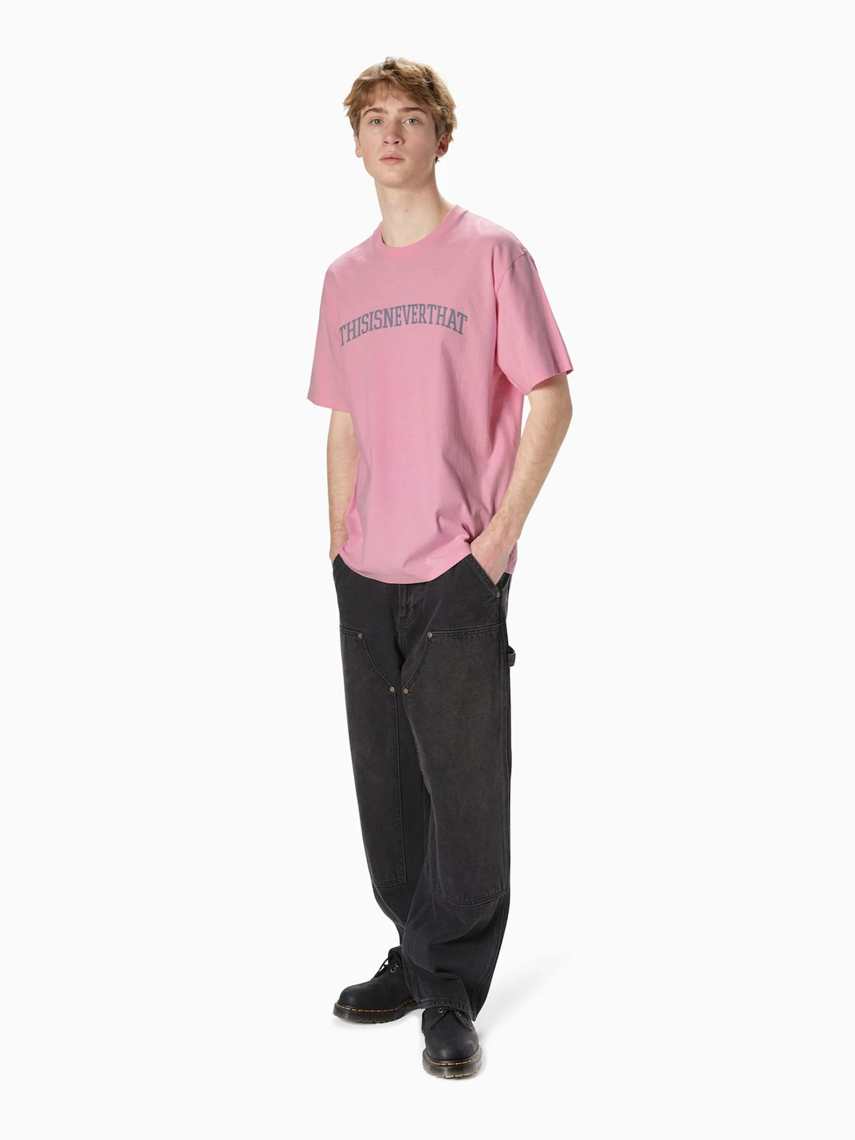 Arch-Logo Tee Pink / THISISNEVERTHAT