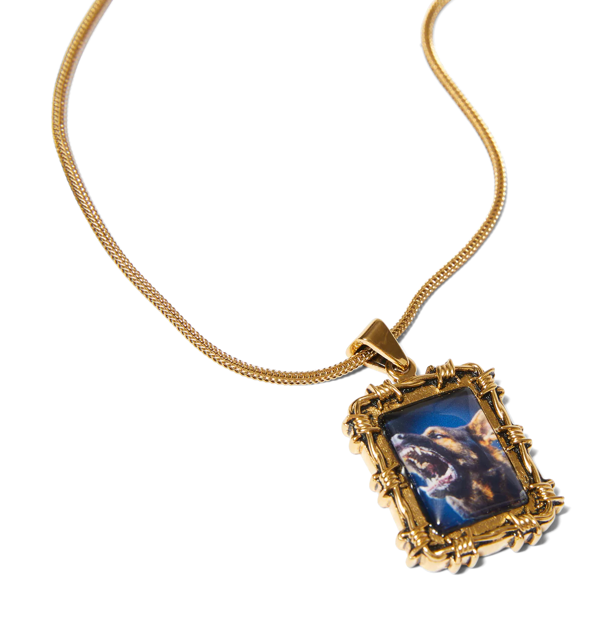 BARBED WIRE PENDANT / HUF