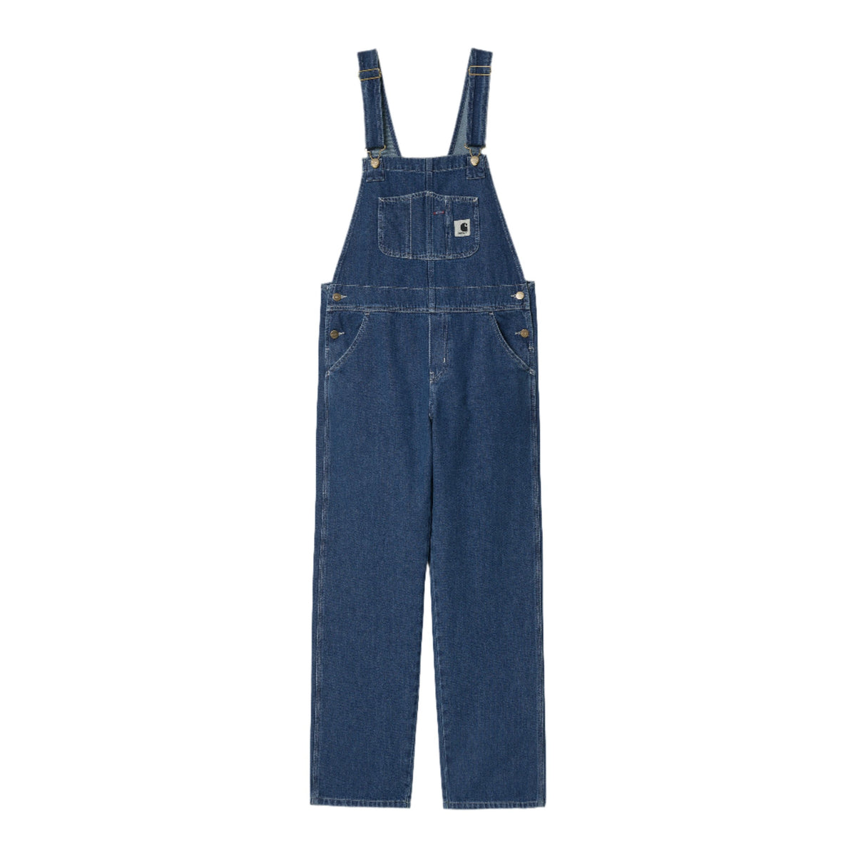 W&#39; Bib Overall Straight / CARHARTT WIP / BLUE STONE WASHED