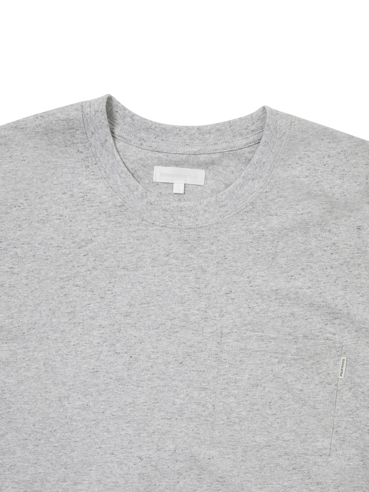 Basic Pocket L/S Tee / THISISNEVERTHAT / GREY Heather