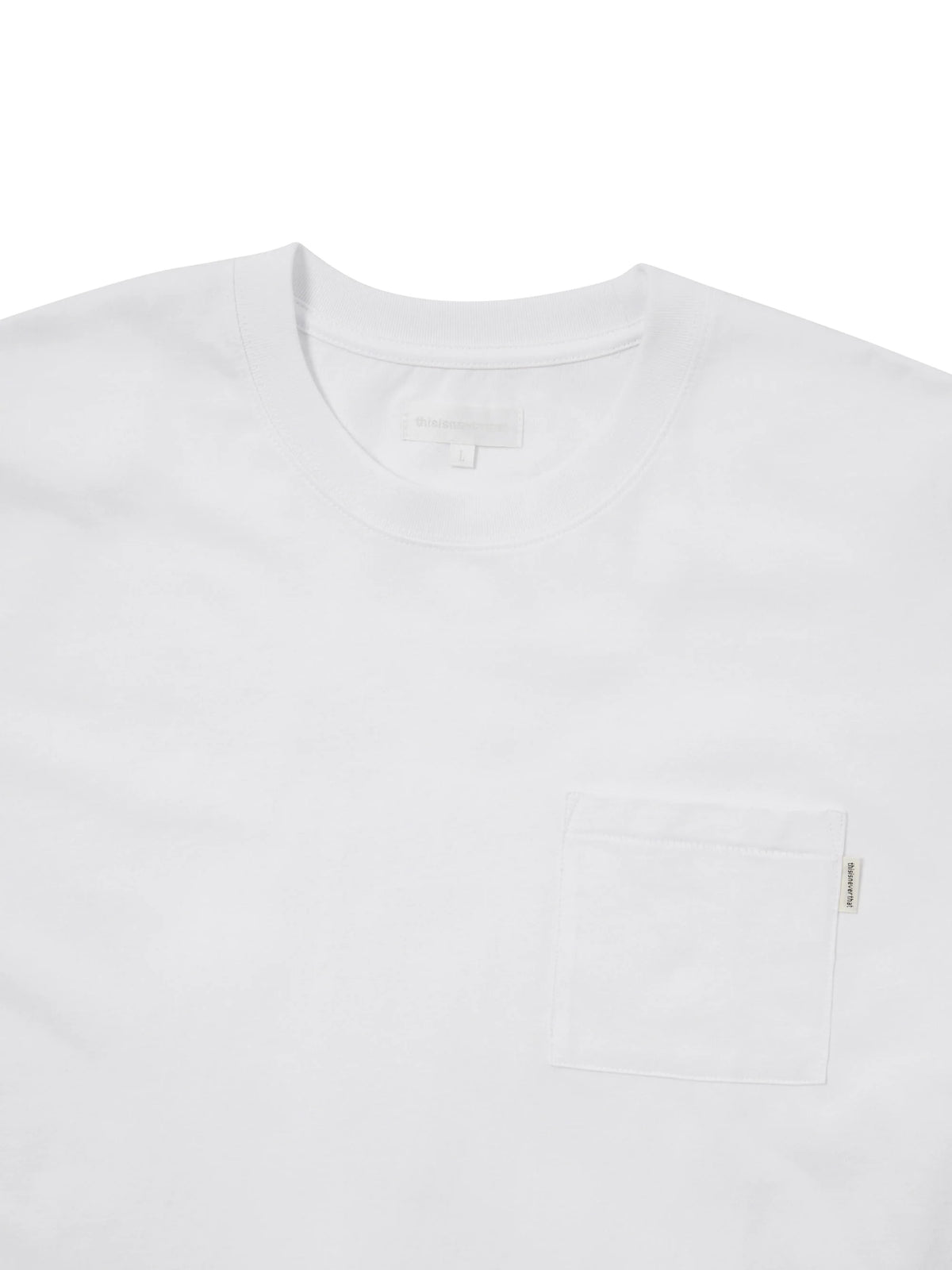 Basic Pocket L/S Tee / THISISNEVERTHAT /  WHITE