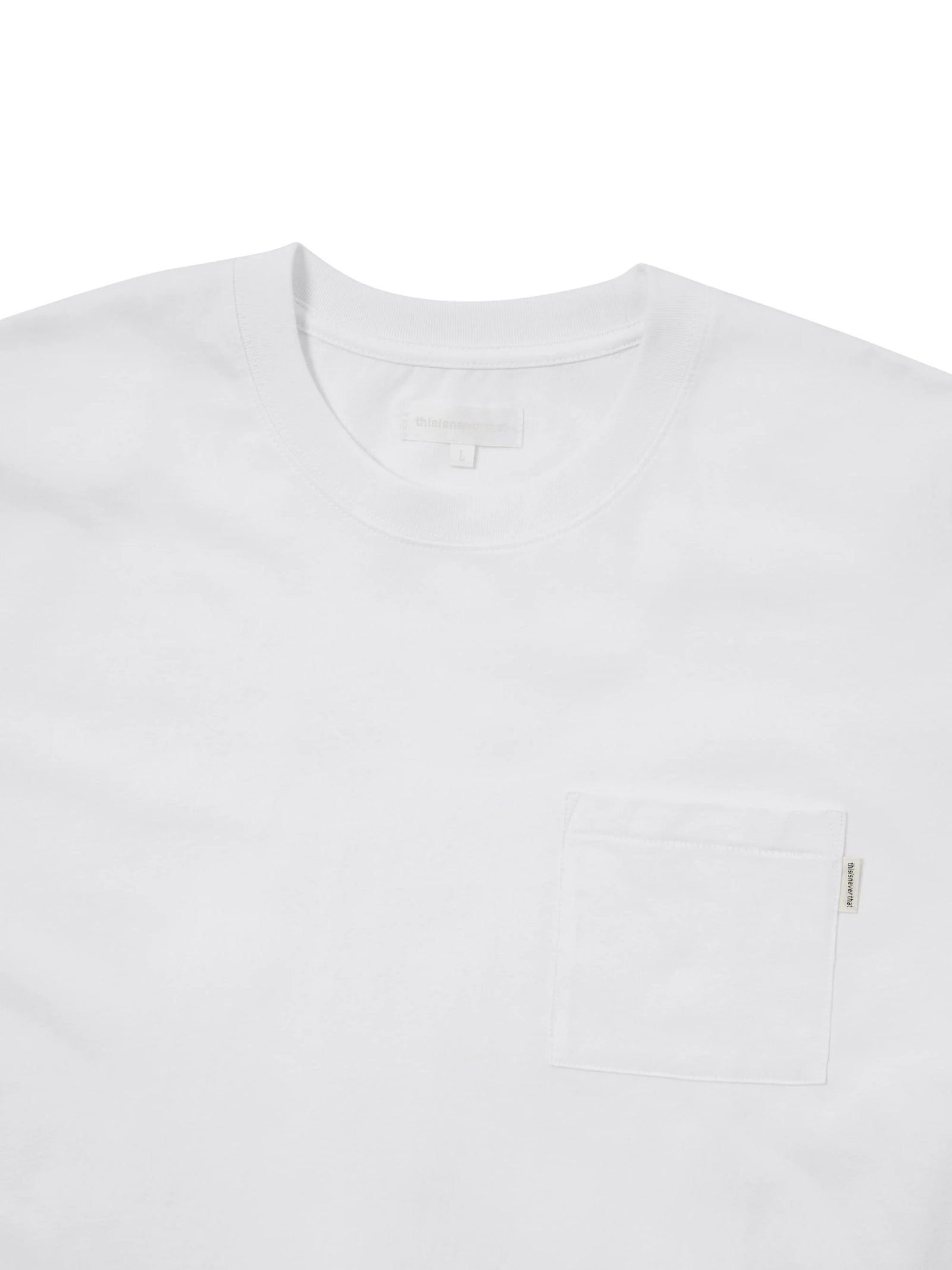 Basic Pocket L/S Tee / THISISNEVERTHAT /  WHITE