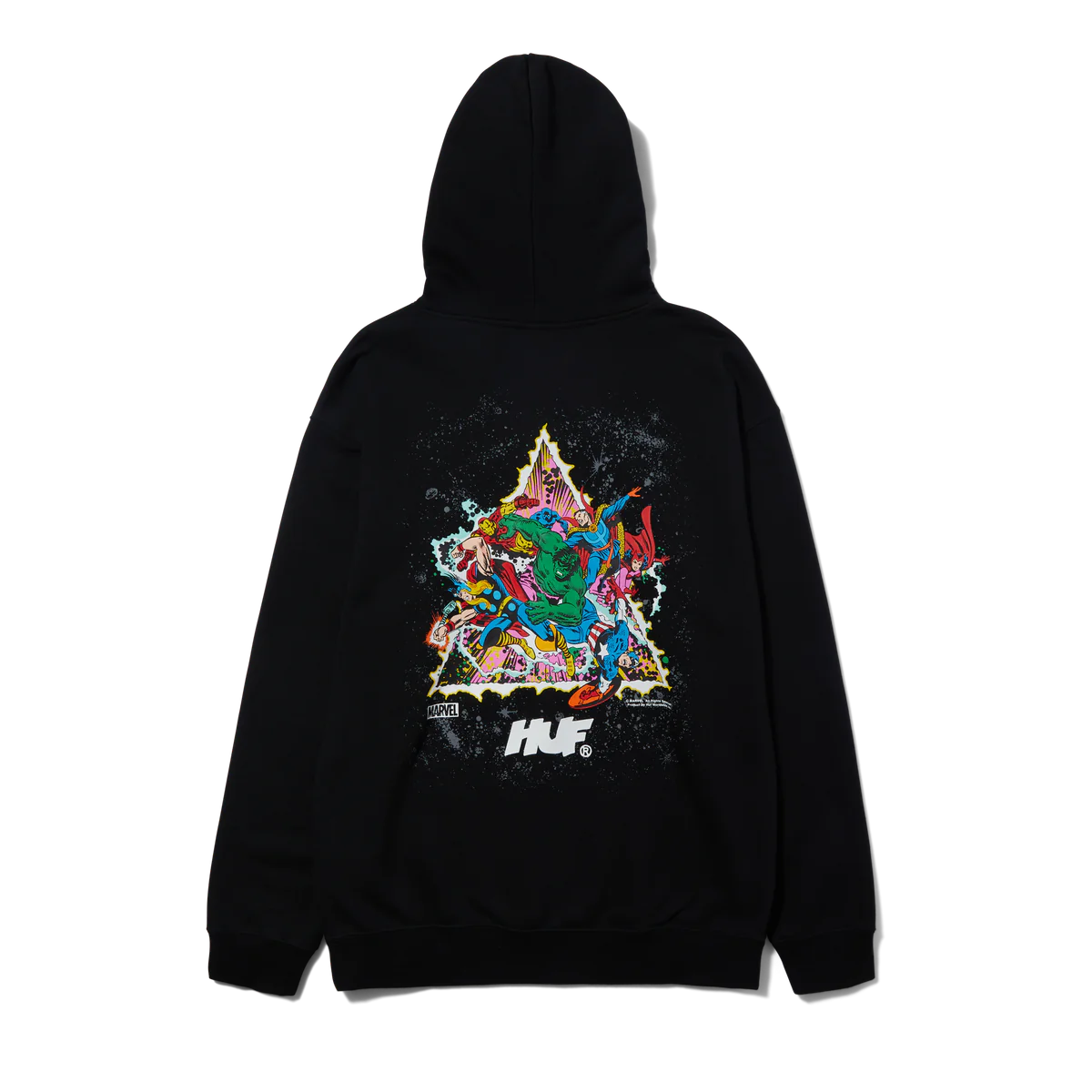 HUF X AVENGERS COSMIC ASSEMBLAGE PULLOVER HOODIE