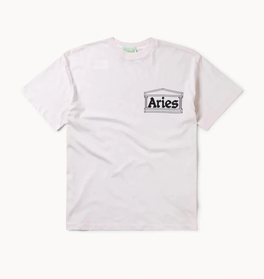 TEMPLE SS TEE / ARIES / PALE PINK