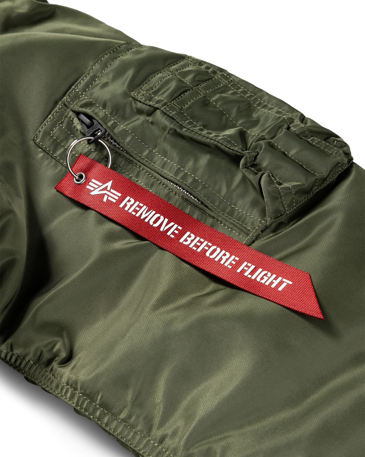 ALPHA x NO PROBLEMO CWU-45 Bomber Jacket / sage green