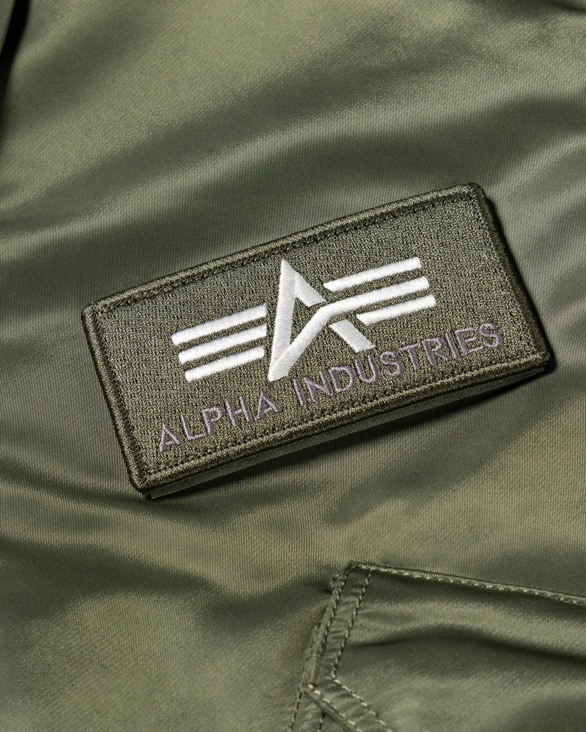ALPHA x NO PROBLEMO CWU-45 Bomber Jacket / sage green
