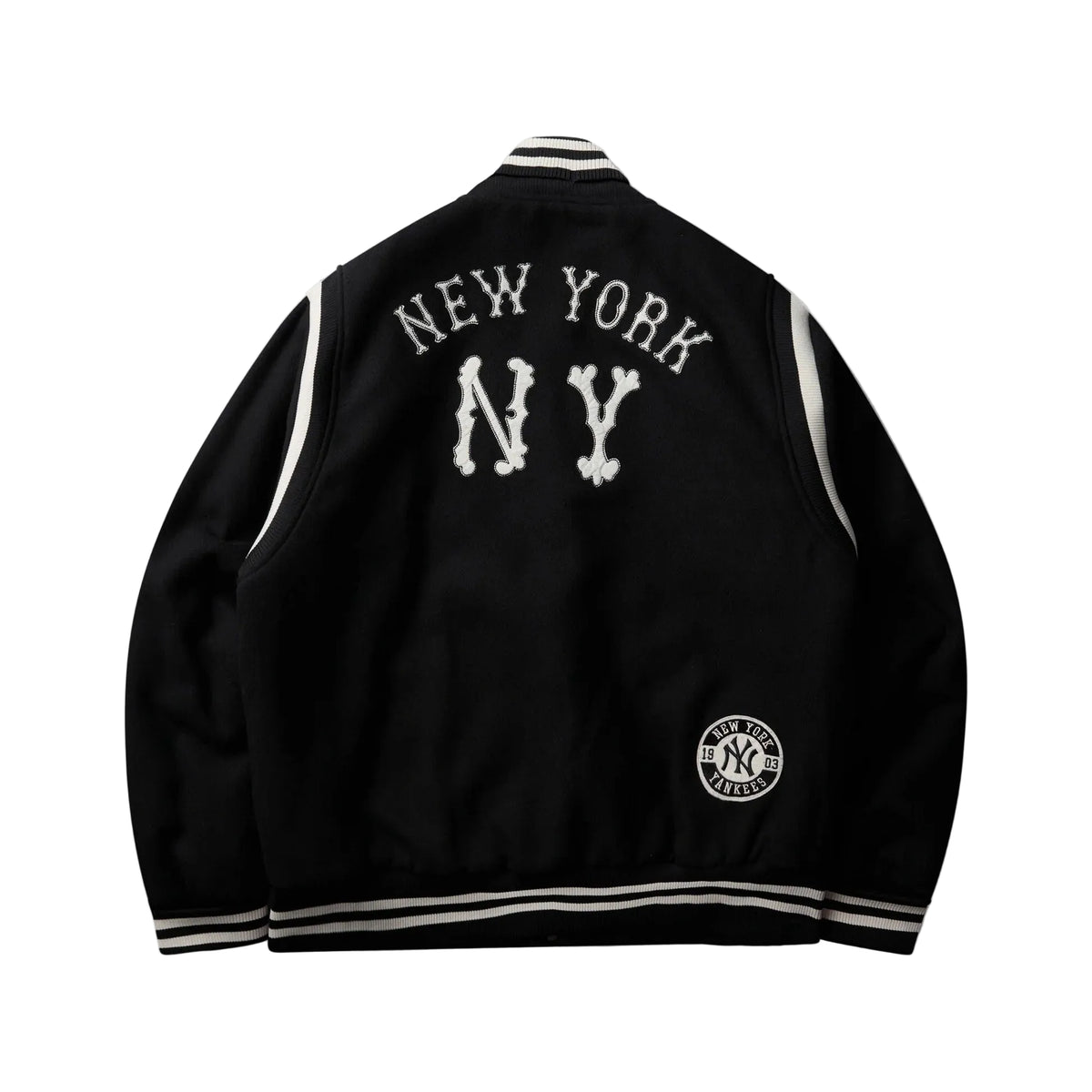 Champion Men's New York Yankees MLB Cooperstown Varsity Jacket / Black
